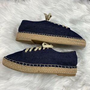 NEW Catherine Malandrino Espadrille Nonno Blue 10